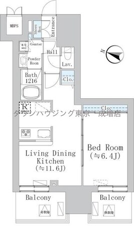 ウェスタ板橋仲宿の物件間取画像